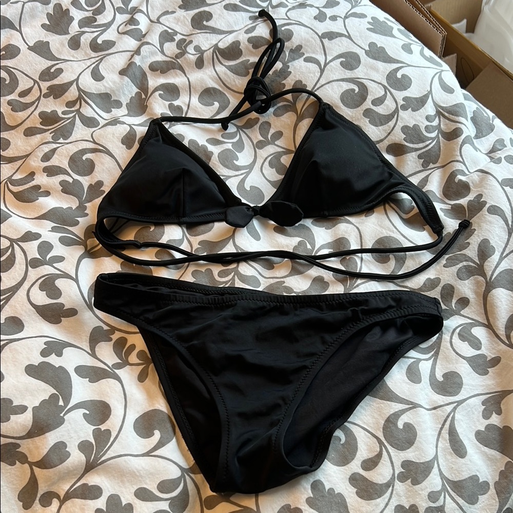Black Women's Bikini Set